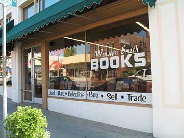 Exterior view of Winston Smith Books front entrance